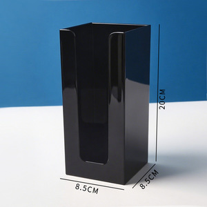 Tp1001 Acrylic Cup <b>Holder</b> 8.5X8.5X20Cm Minimalist Drinkware Storage Rack For Milk Tea Shops And Hotels - Product Image 1