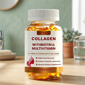 Cápsulas de Colágeno de Origen Alimentario – Apoyo para la Piel y el Cabello con Biotina, Multivitaminas, Limpieza – Suplemento Natural Antienvejecimiento - Product Image 1