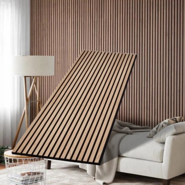 Vigor Sound Insulation Wood Slat Akupanel Soundproof Wall Panels Sound Absorbing Board Wooden Acoustic Panel