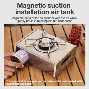 JSJM superventas nueva Mini estufa de <span class=keywords><strong>gas</strong></span> de butano para acampar al aire libre para campistas <span class=keywords><strong>y</strong></span> amantes de la aventura - Product Image 5