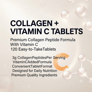 OEM ODM Colágeno Hidrolizado 3000mg con Vitaminas C en Tabletas para el Bienestar, 120 Unidades - Product Image 2