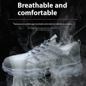 Calzado de Seguridad para Obras de Construcción, Anti-aplastamiento, Anti-pinchazos, Aislante 6KV, Resistente al Desgaste, Transpirable y Ligero - Product Image 5