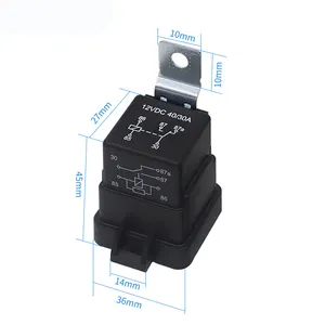 12V-14V,40A,4Pin-5Pin รีเลย์อัตโนมัติกันน้ำรีเลย์ยานยนต์