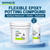 Composé d'époxy souple réparable CC2008 pour modules de puissance de transformateur et composants électriques