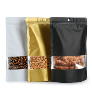 Tùy chỉnh resealable Stand-Up Pouch cho trái cây sấy khô và đồ ăn nhẹ tự niêm phong nhôm lá Túi Đồng bằng cổ phiếu thấp moq - Product Image 3