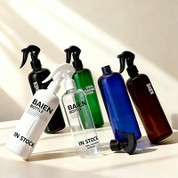 Bouteilles de brouillard pulvérisateur à gâchette en plastique PET personnalisées avec 100ml 200ml 250ml 300ml 500ml 750ml 1000ml pour nettoyant pour cheveux
