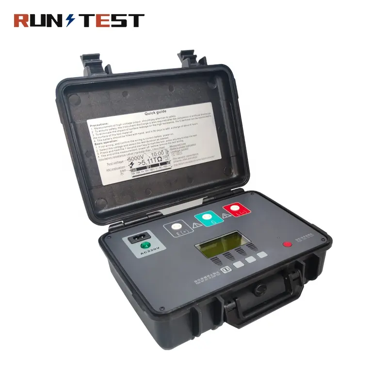 High quality and cheap multi-function fully automatic 5kv megger insulation resistance tester electric measuring instruments