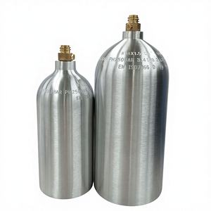 Cilindro de Gas Portátil Profesional Personalizado de 0.295L de Aleación de Aluminio para Nitrógeno, Oxígeno, CO2 y Argón, para Kits de Primeros Auxilios y Escape de Incendios - Product Image 6