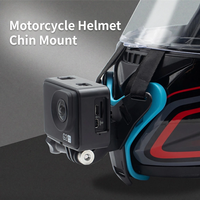 Support universel pour mentonnière de casque pour caméra d'action, compatible avec les casques intégraux, support pour sports de plein air