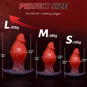 Riesiger Analplug mit Knoten, Monster Tragbarer Knoten-<span class=keywords><strong>Dildo</strong></span>, Gigantischer Analdildo mit Großem Kopf, Silikon Großer Analplug, Erwachsenen-Sexspielzeug - Product Image 2