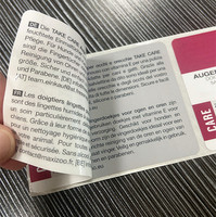 Étiquette adhésive en vinyle à deux couches avec logo personnalisé, autocollant à décoller, étiquette à deux couches, autocollant de brochure à deux couches