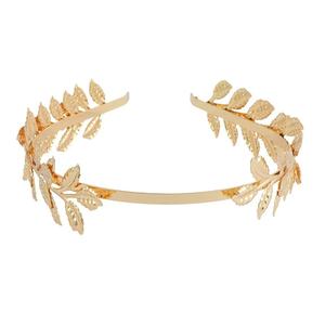 Q & Y Vintage métal <span class=keywords><strong>grec</strong></span> romain feuille de laurier bandeau déesse doré Baroque rétro mariée mariage cheveux accessoires <span class=keywords><strong>couronne</strong></span> pour les femmes - Product Image 1
