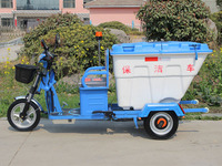 Tricycle à 3 roues, camion à ordures pour l'assainissement environnemental