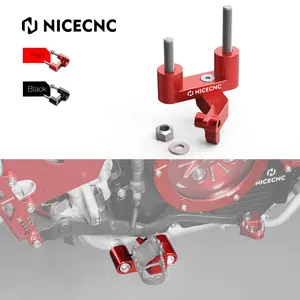 NiceCNC Kit de suporte de montagem de pé direito em alumínio para Honda XR650L XR 650L 1993-2022 2023 2024