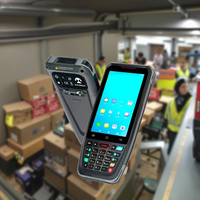 PDA industriel avec système Android 10.0 4G Full Netcom Scanner de codes à barres à écran HD 4 pouces Terminal portable bon marché