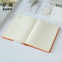 Libreta de Cuero PU en Varios Colores Mate, con Logotipo Personalizado en Relieve, Agenda de Negocios para Estudiantes y Oficina, para Tomar Notas Diarias