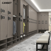 Casier d'étudiant de casier d'école de conseil de HPL imperméable durable de haute qualité avec le banc