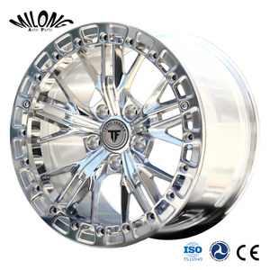 ล้อแม็กซ์ Beadlock ขัดเงา ขนาด 20x10 20x11 สำหรับรถ Drag  5-120 ล้อฟอร์จ สำหรับ Chevy Camaro Zl1 สำหรับ Bmw M3 <span class=keywords><strong>M4</strong></span> G80 G82 - Product Image 1
