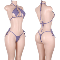 Vêtements de danse exotiques en gros, lingerie brillante personnalisée, sous-vêtements, bodys métalliques, costumes de scène de boîte de nuit, tenues de strip-tease
