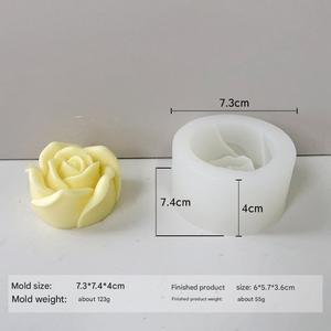 Precio de Fábrica al por Mayor: Moldes de Silicona 3D para Velas Aromáticas, Flores y Velas de Yeso/Hormigón, Herramientas para Pasteles - Product Image 6