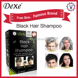 DEXE Chinois À Base De Plantes Cheveux Couleur Shampooing Naturel Sans Ammoniaque Coloration Noir Gris Noni Magique Rapide Noir en 5 Min pour Hommes Femmes - Product Image 6