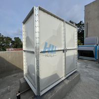 Réservoir d'eau modulaire WRAS en PRV/GRP (fibre de verre) isolé pour la lutte contre les incendies, grand réservoir rectangulaire/carré avec garantie d'un an, Inde
