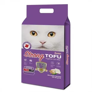 Pet Products Factory Wholesale Deodorant Cat Litter Tofu Plant Degradable Cat Litter In Stock 5 Flavors Cat Litter