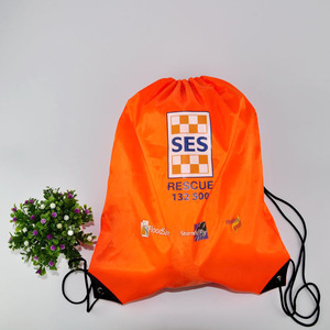 Logo personnalisé sac à dos de gym promotionnel sport sac à cordon réutilisable moyen PP polyester avec motif de dessin animé pour le shopping - Product Image 2