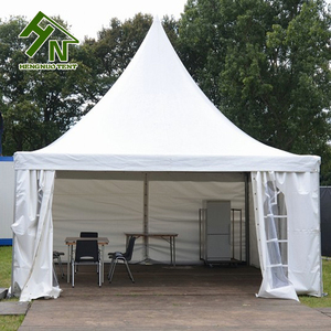 <span class=keywords><strong>Tente</strong></span> extérieure de fête de mariage de pagode imperméable de chapiteau d'auvent de structure d'alliage d'aluminium 6x6m - Product Image 5