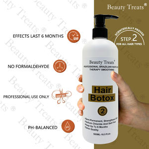 Kit de Traitement Capillaire Réparateur à la Kératine et à l'Huile de Coco Bio, Crème Nourrissante Enrichie en Acides Aminés, Sans Cruauté Animale, Sans Silicone - Product Image 4