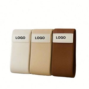 Bandas de Resistencia para Cadera al por Mayor de Fábrica con Logotipo Personalizado, Set de Bandas de Ejercicio de Algodón y Poliéster con Bolsa - Product Image 1