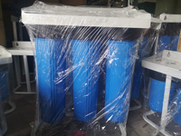 Big Blue seluruh rumah Filter air perumahan 3 nilai penyaringan kompatibel untuk 20 inci PP GAC CTO sistem penyaringan air