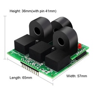 Compteur d'énergie électrique JSY-MK-333 Module d'alimentation AC mètre Volt Amp Watt mètre Compteur d'énergie triphasé