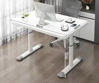 Bureau manuel à hauteur réglable Bureau d'étude à domicile Bureau d'ordinateur de bureau de petite taille Table d'étude et de travail à hauteur réglable