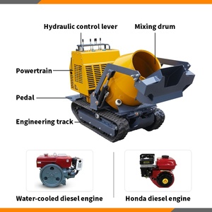 Livraison Gratuite - <span class=keywords><strong>Prix</strong></span> Compétitif pour Camion Malaxeur à Béton Efficace pour Acheteurs Mondiaux - Mini Camion Malaxeur à Béton Autocargant sur Chenilles - Product Image 2