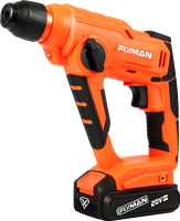 FIXMAN Perceuse à percussion rotative sans fil 20V Outil électrique Perceuse électrique 13mm pour le perçage du béton