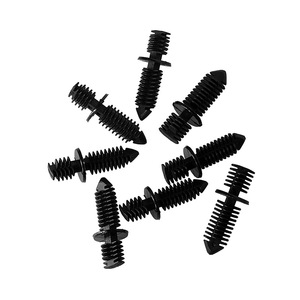 Clips en nylon plastique Xinyida A147 noirs pour fixations de garnitures intérieures de voiture, pièces de rechange pour réparation automobile - Product Image 1