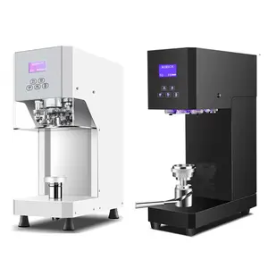 Machine de scellage intelligente entièrement automatique RY-FGJ-100D pour canettes/boîtes/bols/tasses en PET/thé au lait/bière