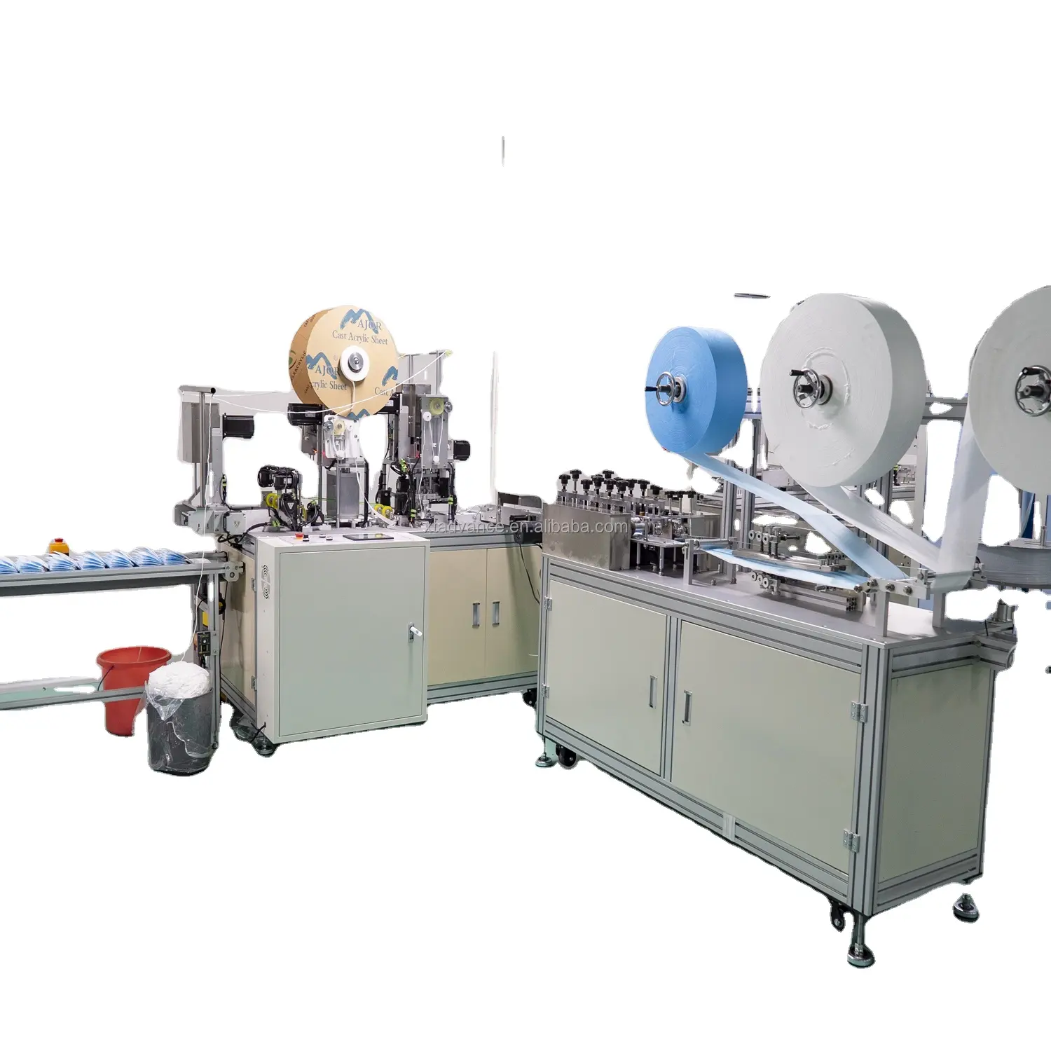 High speed 160 pcs disposable disposable fully automatic 3PLY face mask making machine