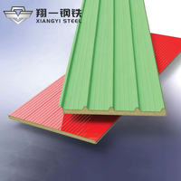 Panneau sandwich en polyuréthane, panneau mural en PU pour bâtiments en structure métallique, fabriqué par des fabricants professionnels