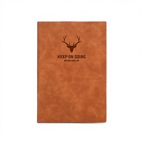 Carnet personnalisé A5 à couverture souple en cuir PU, carnet de bureau professionnel avec logo, carnet A5 en cuir souple