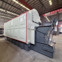 Ketel Uap DZL2-1.0 Kapasitas Evaporasi 2t/jam Tekanan Terukur 1.0MPa Ketel Industri Berbahan Bakar Batubara dengan Rangka Rantai