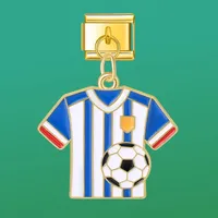 1 pièce Coupe de football 2026 9mm en acier inoxydable pour la fabrication de bijoux DIY, cadeau pour les fans, trophées