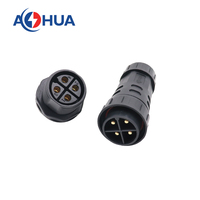 AOHUA-Adaptateur secteur M29 25A, prise étanche de haute qualité, prise femelle, connecteur LED 4 broches