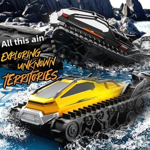 Nouveau char électrique amphibie étanche sur chenilles, jouet d'extérieur pour enfants, modèle tout-terrain - Product Image 1