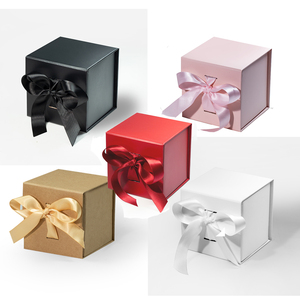 Nến Hộp Tùy Chỉnh Từ Màu Sắc Đám Cưới Kỳ Nghỉ Giáng Sinh Hộp Quà Tặng Sinh Nhật Bow Ribbon Sang Trọng Nhỏ Bao Bì Và In Ấn - Product Image 1