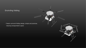Drone <b>Frame</b> Kit Carbon Fiber Uav Drone 16L Payload Agricultural Spraying Drone <b>Frame</b> - Product Image 6
