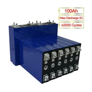 Batteria al litio ferro fosfato 3.2V 100Ah Lifepo4 per pacco batteria 24V 48V 100Ah