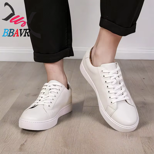Zapatillas de Cuero Genuino al por Mayor para Hombre, Zapatos Casuales Clásicos de Skateboard de Alta Calidad, Zapatos Hechos a Mano para Caminar - Product Image 2