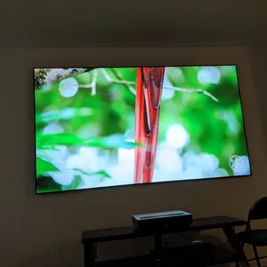 Telon 120inch <strong>4k</strong> Home Theater PET Crystal Ultra Short Throw Ambient Light Rejecting Ust Alr Screen For Fengmi <strong>4k</strong> <strong>Laser</strong> <strong>Projector</strong>